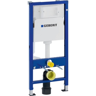 Комплект унитаза с инсталляцией Geberit Renova 500.103.DW.R с сиденьем Микролифт и Черной клавишей смыва