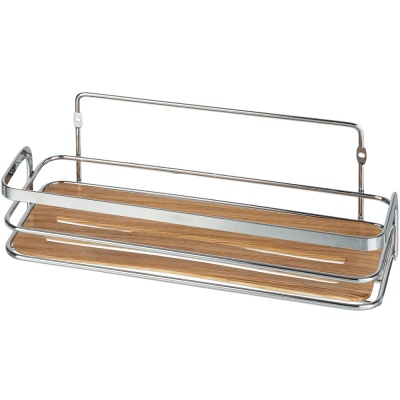 Полка корзина Fora Wood FOR-WOD01 Хром