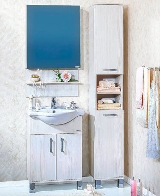 Тумба под раковину Бриклаер Карибы 60 Светлая Лиственница