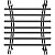 Водяной полотенцесушитель Ника Bamboo ЛБ8 60x60 Хром