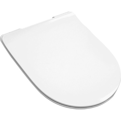Крышка-сиденье Artceram File 2.0 FLA007 01 тонкое белое, петли хром