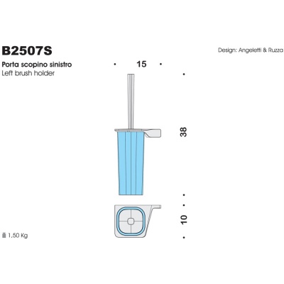 Ершик для унитаза Colombo Design Alize В2507.SX Хром