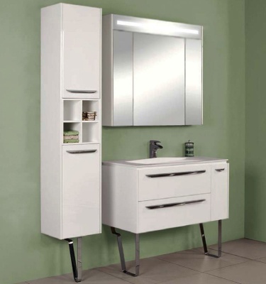 Тумба под раковину Акватон Блент 2Б 100 1A165901BL010 белая