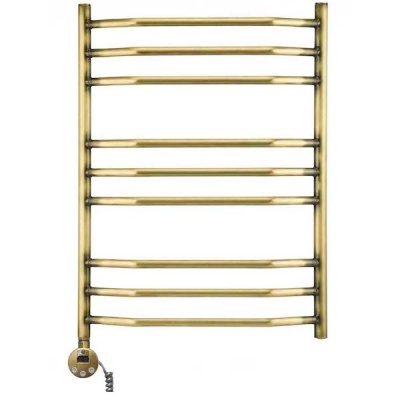 Полотенцесушитель электрический Domoterm Лаура П9 500*700 АБР E L Античная бронза