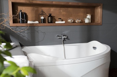 Акриловая ванна Aquanet Jamaica 160x100 без гидромассажа L
