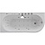Акриловая ванна SSWW A2201 CGSP 175х80 L с гидромассажем