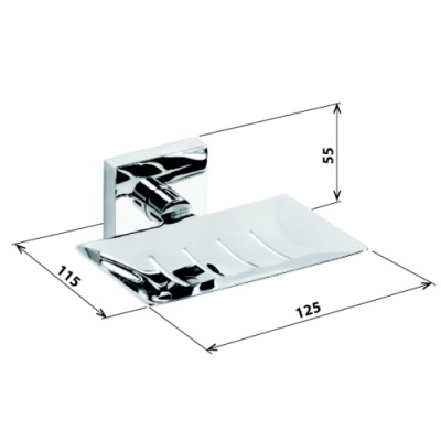 Мыльницы Bemeta Beta 132208082 Хром