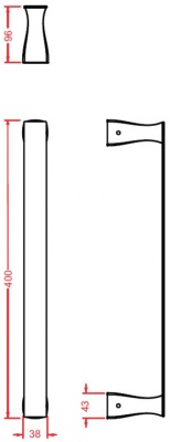 Полотенцедержатель Artceram Jazz JZA011 01 Белый Хром