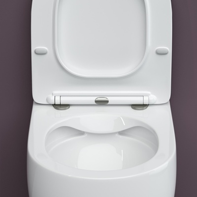 Унитаз Ceramica Nova Play CN3001 с инсталляцией Berges Wasserhaus Novum L3 040213 с сиденьем Микролифт с кнопкой Хром
