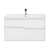 Тумба под раковину Aquanet Модена 100 198489 подвесная Белый глянец