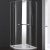 Душевой уголок Cezares Bergamo R-1 Arco 100x100 BERGAMO-W-R-1-100-ARCO-C-Cr-L-IV IV профиль Хром стекло прозрачное