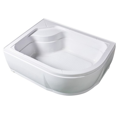 Акриловый поддон для душа River 120x80x46 L Белый