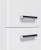 Шкаф пенал AM.PM Like S 35 R Белый