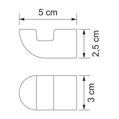 Крючок WasserKRAFT Kammel K-8323W Белый