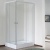 Душевой уголок Royal Bath HPD 75х120 RB1275HPD-T без поддона профиль Белый стекло прозрачное