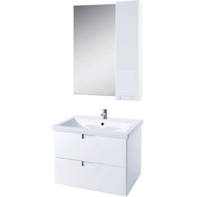 Тумба c раковиной Bellezza Пегас 80 4630413270019 подвесная Белая