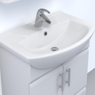 Тумба под раковину Vigo Vito 65 V-1-650(Элеганс) Белая