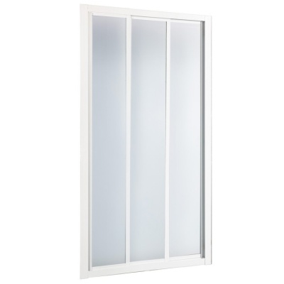 Душевая дверь в нишу River La Manche 90 МТ 10000000109 профиль Белый стекло матовое