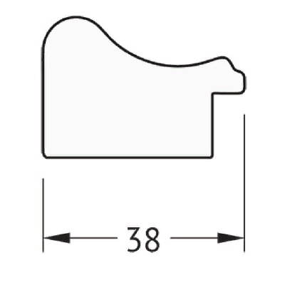 Зеркало Evoform Definite 110х60 Черненое серебро
