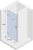Душевая дверь Riho Scandic Mistral M101 70 GX0608202 R профиль Хром стекло прозрачное