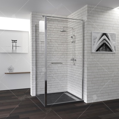 Душевой уголок RGW Passage PA-48 60x100 профиль Хром стекло прозрачное