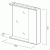 Зеркало со шкафом BelBagno MARINO-SPC-700/750-1A-BL-P-L 70 с подсветкой Bianco Lucido