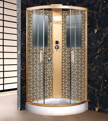 Душевая кабина Niagara Lux NG-7715GBK 90x90 без гидромассажа