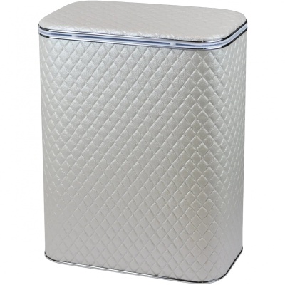 Корзина для белья Cameya Ромб MLC-M средняя Бежевая, кант черный