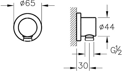Душевая система Vitra Win S A49265EXP Хром