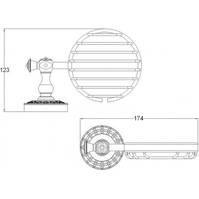 Мыльница ZorG BR AZR 05 BR Бронза