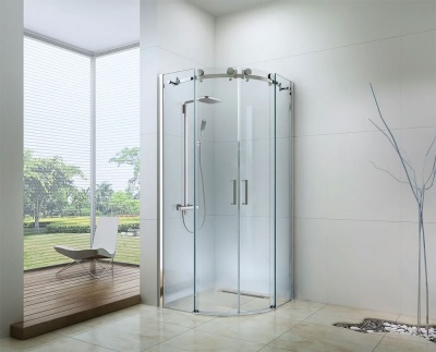 Душевой уголок Berges Wasserhaus Gelios 90х90 061025 профиль Хром стекло прозрачное