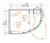 Душевой уголок Cezares Elena W-RH-1 120x90 L профиль Хром стекло прозрачное