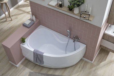 Акриловая ванна Aquanet Maldiva 150x90 L 00204001+184067+204668 с гидромассажем
