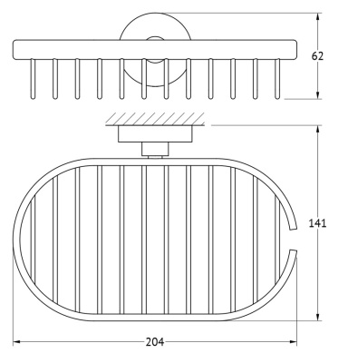 Полка корзина Artwelle Harmonie HAR 018 Хром