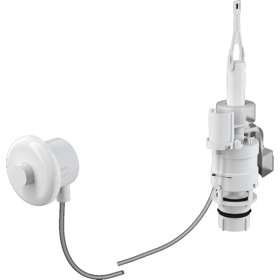 Клавиша смыва Alcaplast MPO10 пневматическая Белая