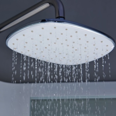 Душевая кабина SSWW W0915 90x90 профиль Белый матовый задние стенки прозрачные