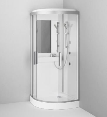 Душевая кабина AM.PM Like 90 W80C-019-090MTA64 с гидромассажем Душевая кабина AM.PM Like 90 W80C-019-090MTA64 с гидромассажем