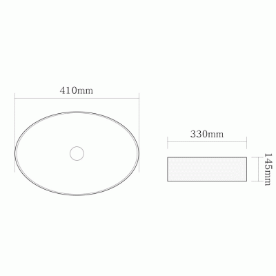 Раковина SantiLine 41 SL-1016MB Черная матовая
