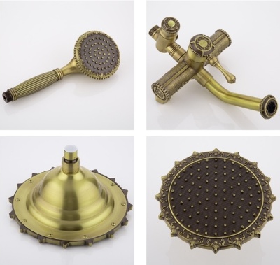 Душевая система Frap F2447 Бронза