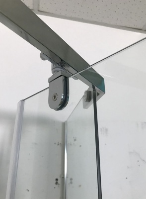 Душевой уголок Cerutti SPA Chika ZP101T 100x100 профиль Хром стекло прозрачное