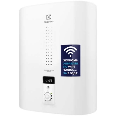 Водонагреватель накопительный Electrolux EWH 30 Centurio IQ 2.0 Белый без модуля Wi-Fi