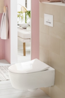 Унитаз Villeroy&Boch Avento 5656RS01 подвесной с сиденьем Микролифт