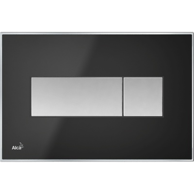 Клавиша смыва Alcaplast Basic M1375 Черная матовая