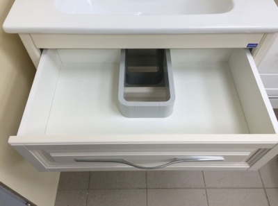 Тумба под раковину Opadiris Касабланка 60 Z0000009585 подвесная Белая матовая