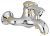 Смеситель для ванны Emmevi Tiffany 6001 Хром