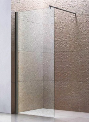 Душевая перегородка AM.PM Bliss L 80x190 профиль хром, стекло прозрачное Душевая перегородка AM.PM Bliss L 80x190 профиль хром, стекло прозрачное