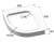 Акриловый поддон для душа BelBagno Tray 90x90x15 Белый с антискользящим покрытием