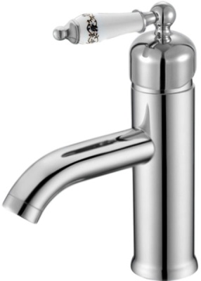 Смеситель для раковины Artik Perse 9055 Хром Белый