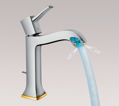 Смеситель для раковины Hansgrohe Metropol Classic 31301090 Хром Золото
