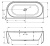 Акриловая ванна Riho Desire Wall Mounted 184x84 BD0700500K00133 без гидромассажа